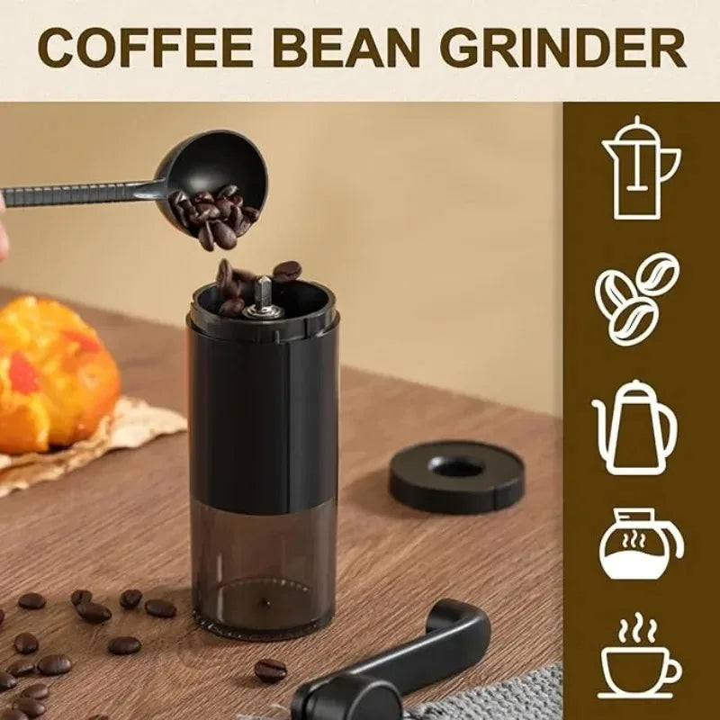 Manual Coffee Grinder CoffeeBean Grinding Ceramic Grinding Core Professional Double Bearing Adjustable Hand Crank Coffee Grinder !!